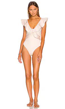 Johanna Ortiz The Ra Wild Sunset One Piece in Pearl Ecru from Revolve.com | Revolve Clothing (Global)