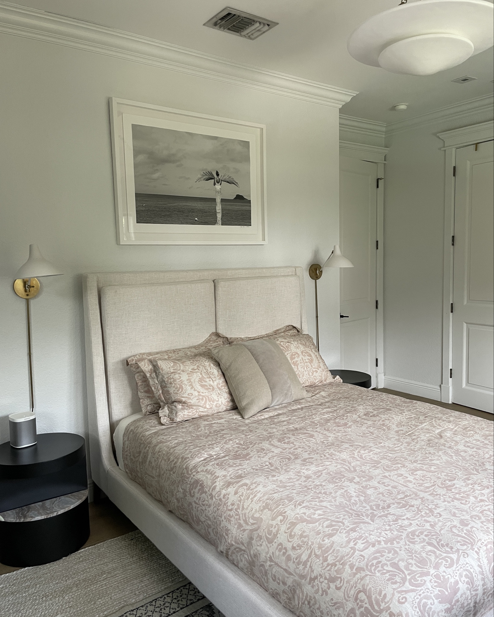 Blush earthy pink & natural linen color bedding for our guest bedroom. Did you know that linen bedding was used in the early 1900’s in hospitals to assist in healing wounds, etc. Organic linen has a frequency to it that is very grounding for sleep and recovery. 

#LTKHome #LTKFamily #LTKU