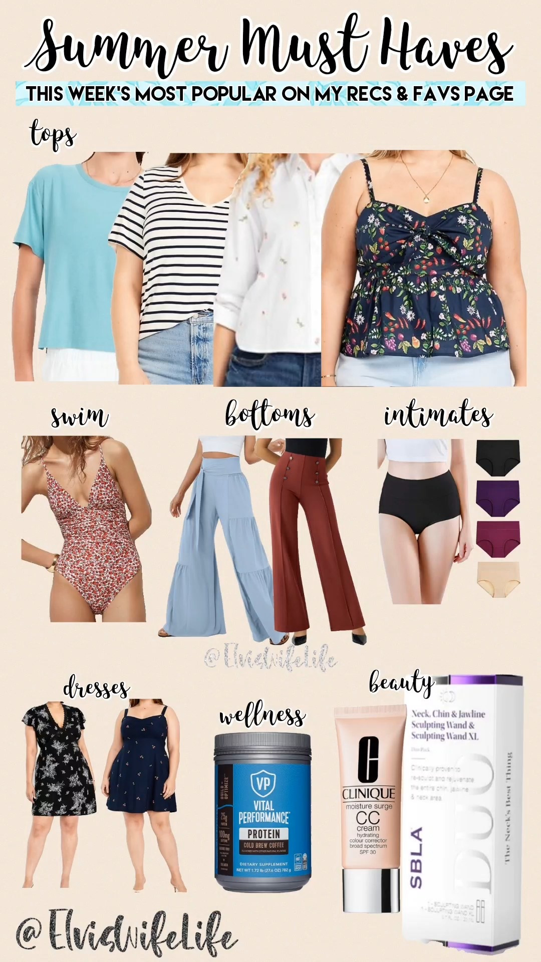 This week’s most popular items from my recs & favs page: Classic tees, cotton blouses in fun prints, designer swimsuits at crazy low prices (click through below and enter code SHOPNOW for 30% off), work pants and fun pants, pretty summer dresses, super comfy panties that do NOT ride up, and facial treatments that actually work! 

#LTKPlusSize #LTKFindsUnder100 #LTKSaleAlert