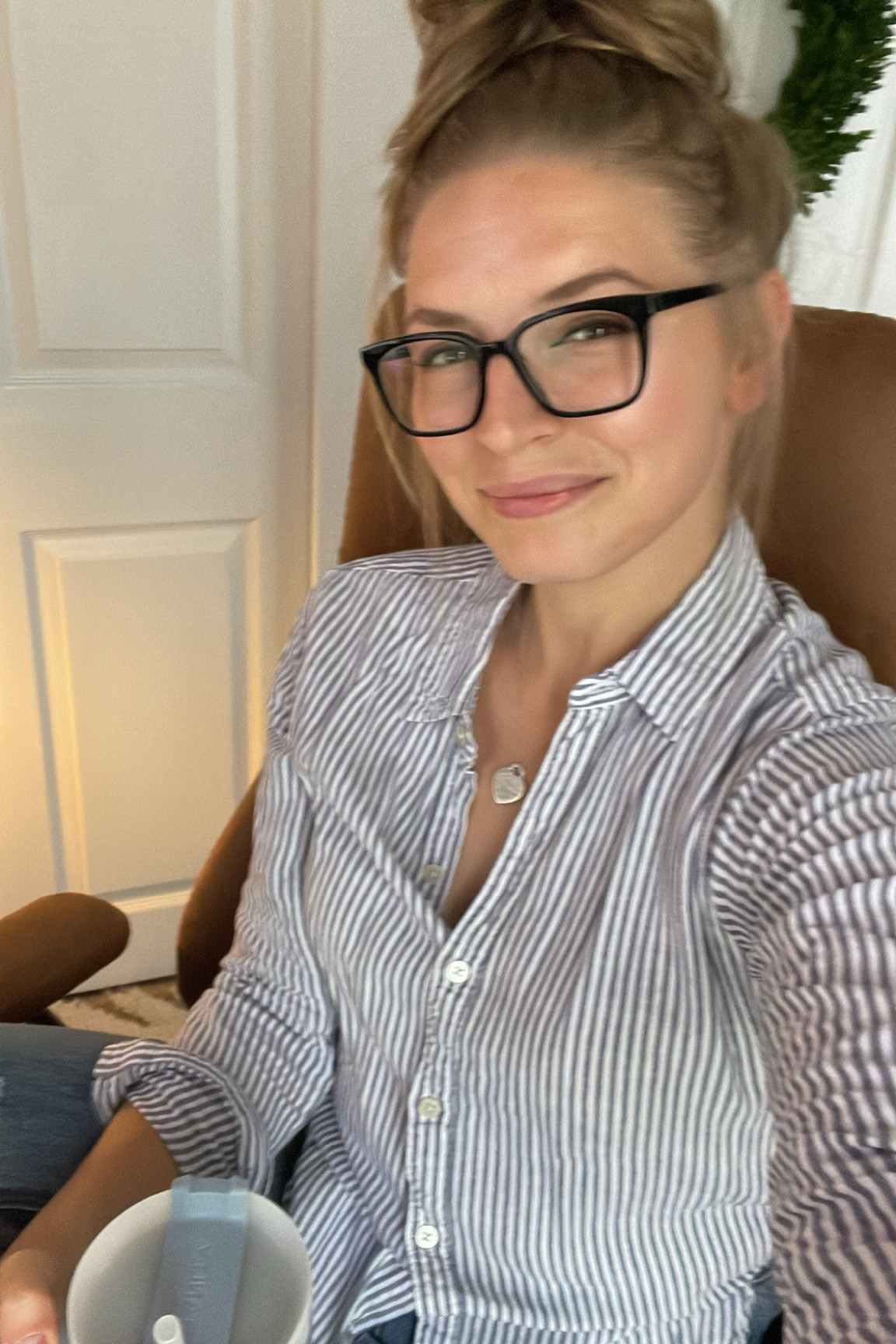 Rain day — enjoying the peace of the kids being at daycare and my WFH lifestyle 🤓

Glasses, wide leg jeans, ootd, Warby Parker, mom fashion, denim 

#LTKunder100 #LTKworkwear