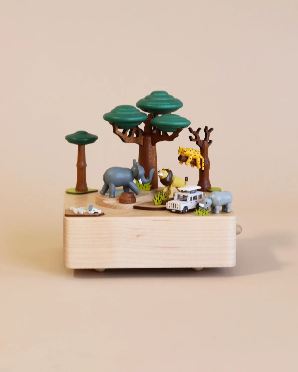 Wooden Safari Music Box | Odin Parker