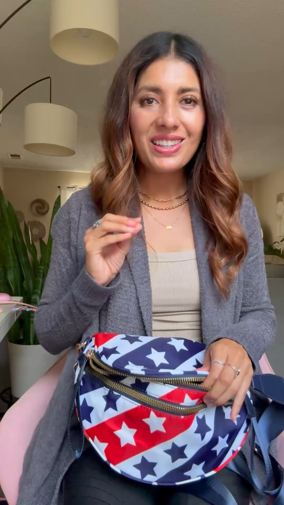 The mom bag that actually fits everything 👜✨

My Emmafy GoFree bag fits a gallon of milk (yes really), all my essentials, kids’ snacks + water bottle without carrying a bulky diaper bag. I styled it with the charms and chain for a chic look.
 🤎


emmagy gofree bag, large capacity tote bag, mom everyday bag, diaper bag alternative, spacious shoulder bag, handbags 2026, checkered tote bag, trendy mom bag, everyday essentials bag, bag with chain strap, bag charms accessory, large casual tote, busy mom must haves, stylish mom accessories, lightweight large purse, gift idea

#LTKMothersDay #LTKootd #LTKTravel