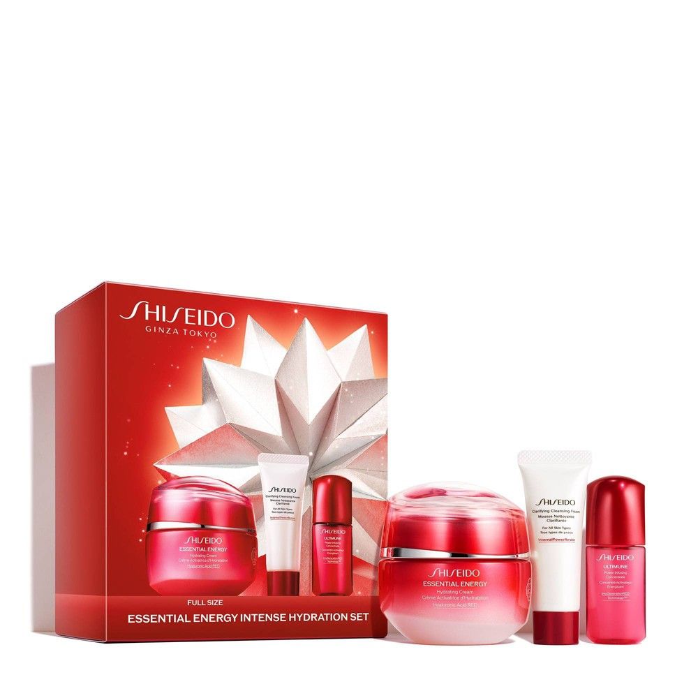 Shiseido Essential Energy Hydrating Cream Set - 1.7oz/3ct - Ulta Beauty | Target