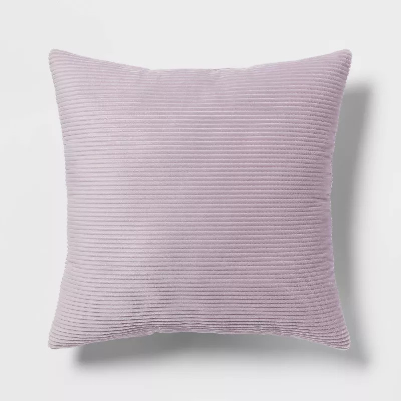 Square Plush Corduroy Decorative Throw Pillow - Room Essentials™ | Target