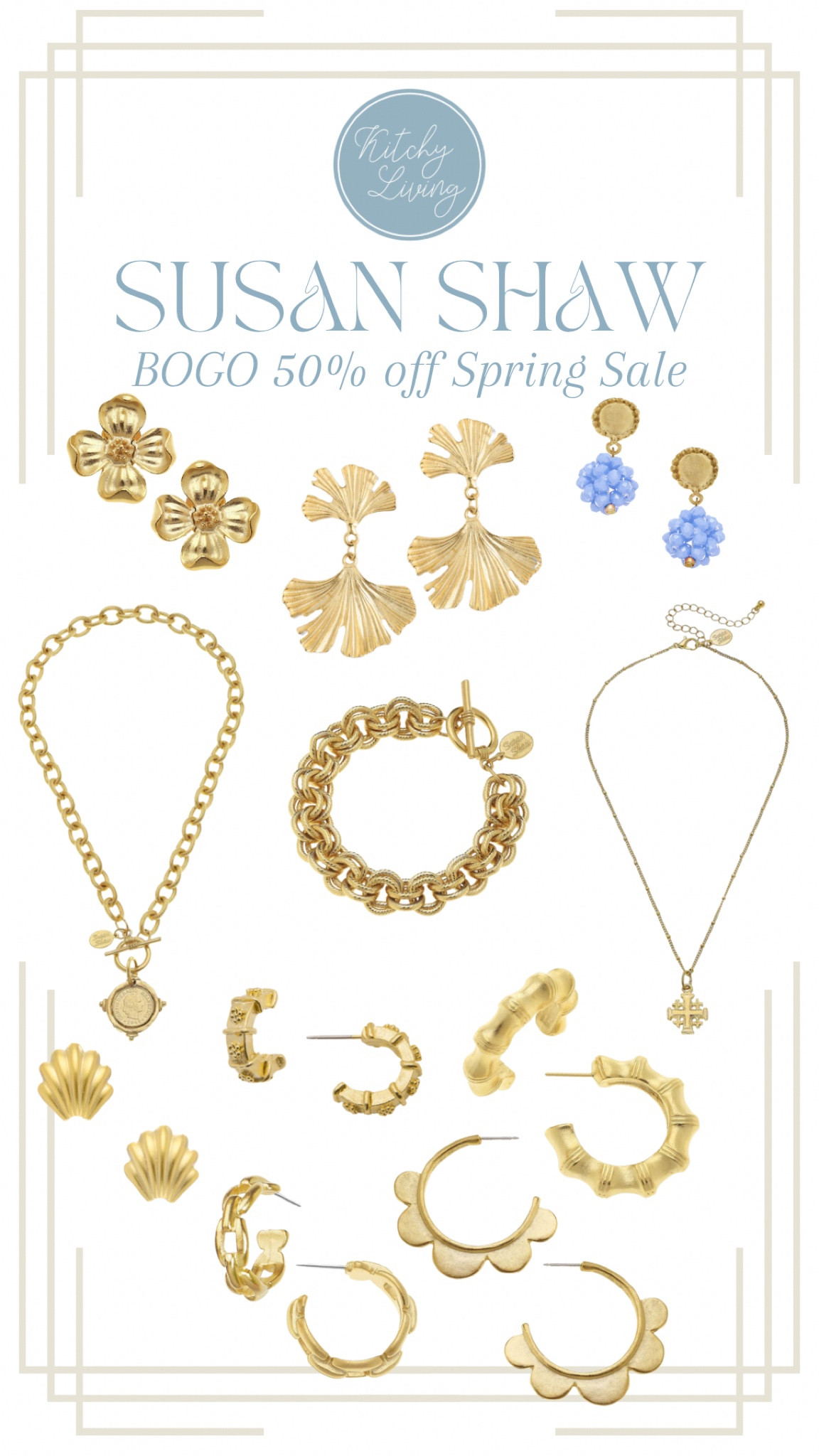 Susan Shaw Spring Sale is LIVE with BOGO 50% off all styles! #susanshaw #susanshawjewelry #springsale 

#LTKfindsunder100 #LTKsalealert