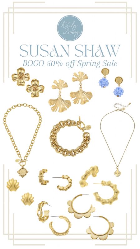Susan Shaw Spring Sale is LIVE with BOGO 50% off all styles! #susanshaw #susanshawjewelry #springsale 

#LTKfindsunder100 #LTKsalealert