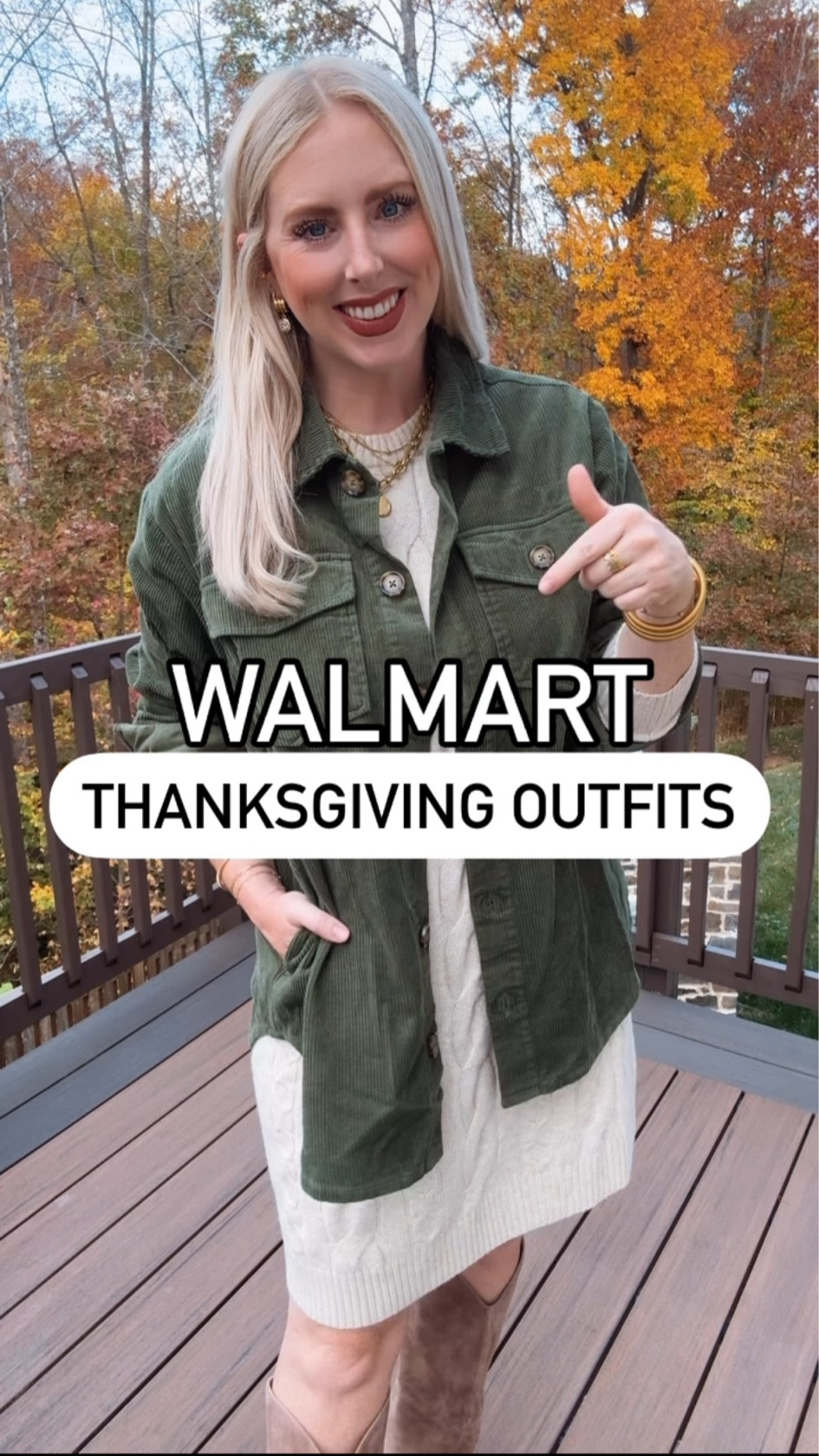 Instagram reel, Walmart outfit, Walmart fashion, Walmart try on, time and tru, thanksgiving outfit 

#LTKSeasonal #LTKFindsUnder50 #LTKStyleTip