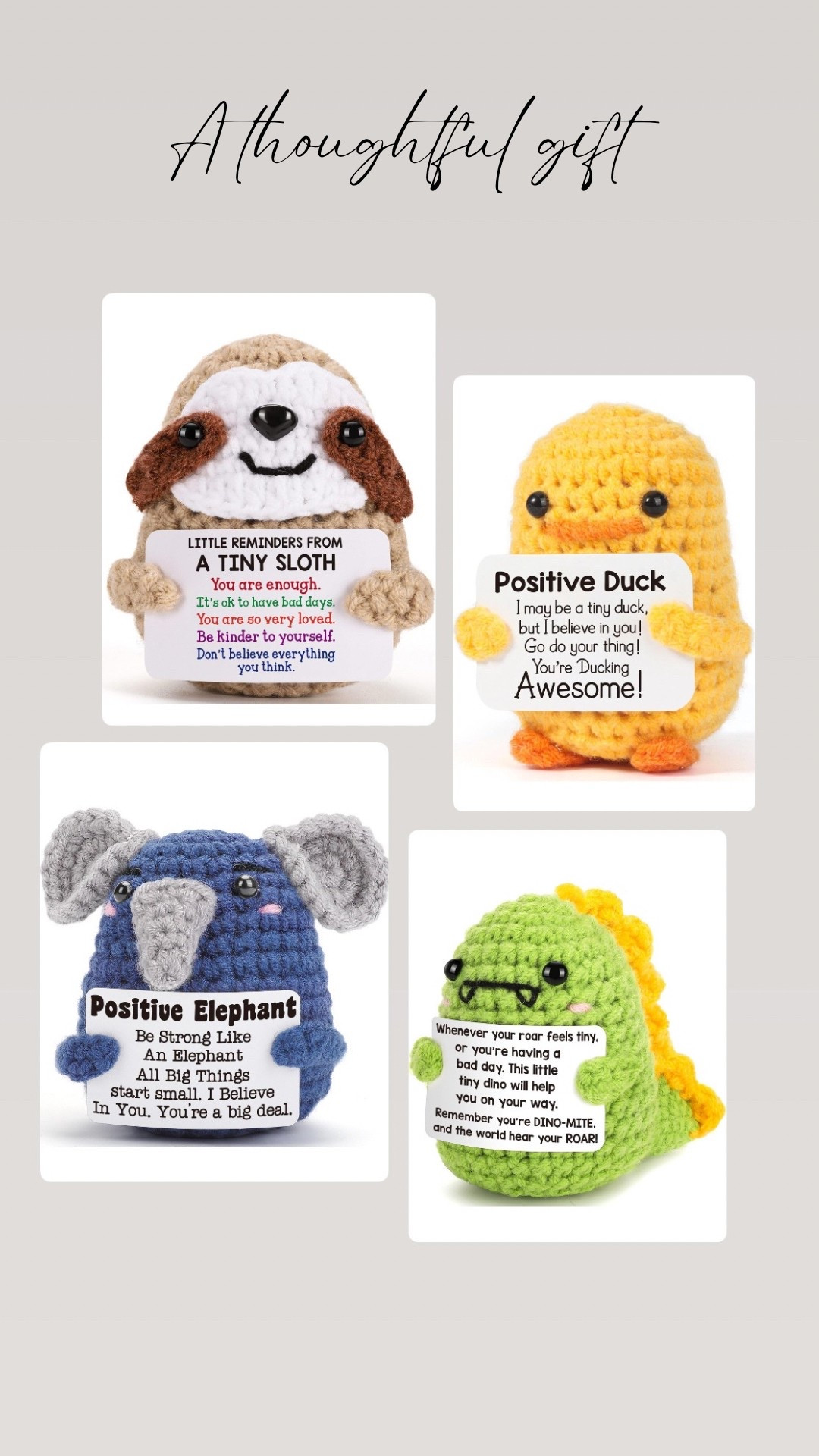 It's always a great day to show a friend you care! I received the cutest sloth surprise on my doorstep few days ago, and it was the most thoughtful gift from a friend! I’d add one of them to a care package, of a cookie box!Simple gestures can mean so much. You can find these on Amazon, and they ship overnight! 

#LTKFindsUnder50 #LTKFamily #LTKKids