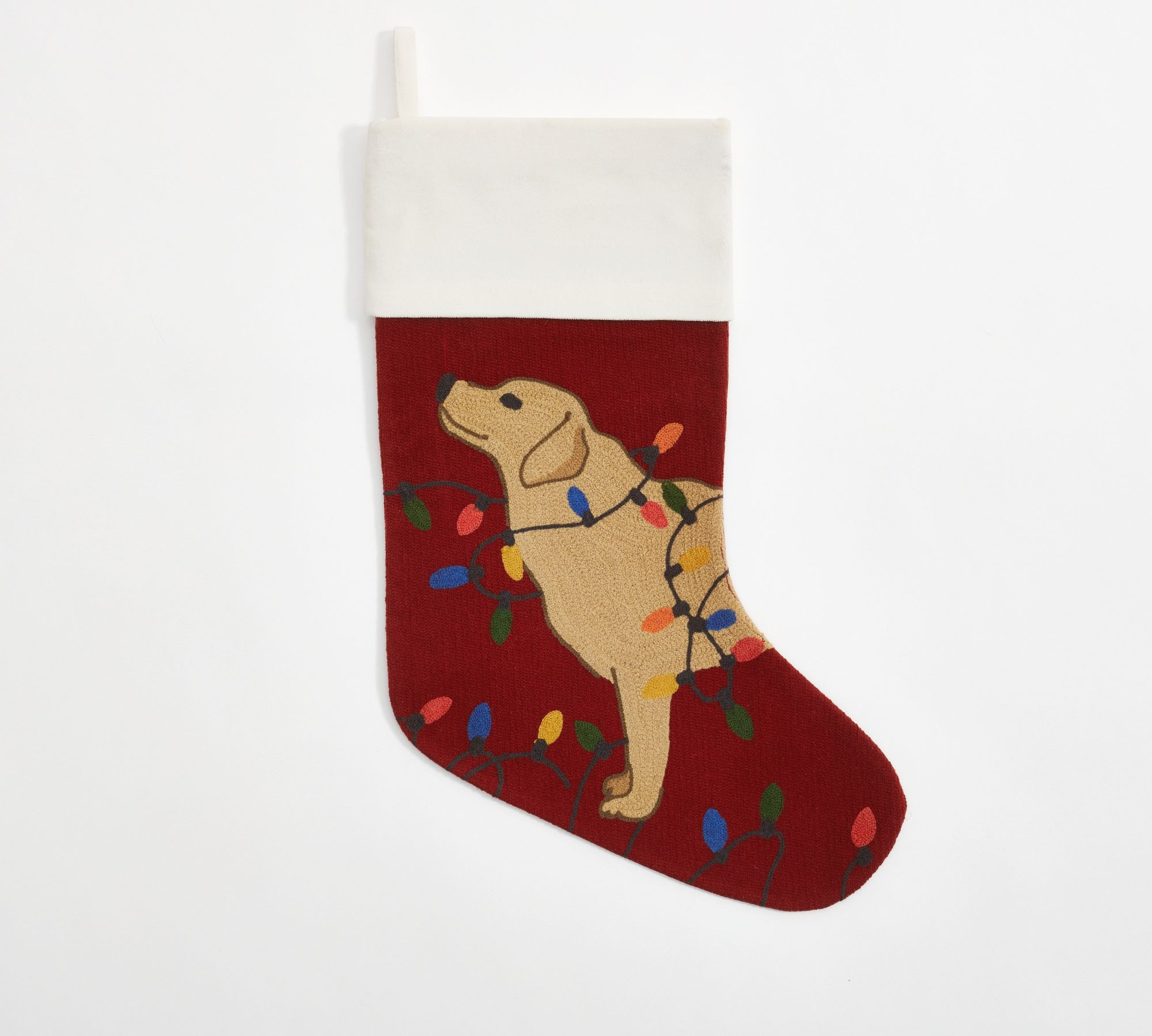 Holiday Icons Crewel Stockings | Pottery Barn (US)