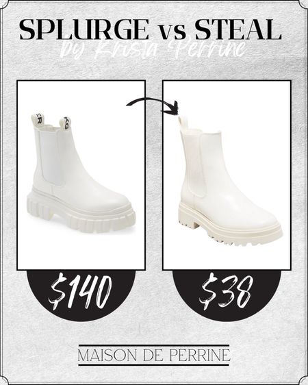 I am loving these white Chelsea boots!!! They are going to be a staple in my fall wardrobe! - XO, Krista

#LTKunder100 #LTKshoecrush #LTKstyletip