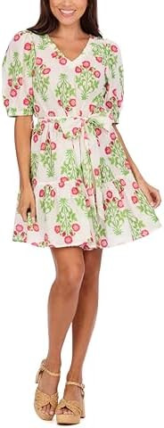 Mud Pie Women's Mud Pie Women's Audra V-Neck Dress | Amazon (US)