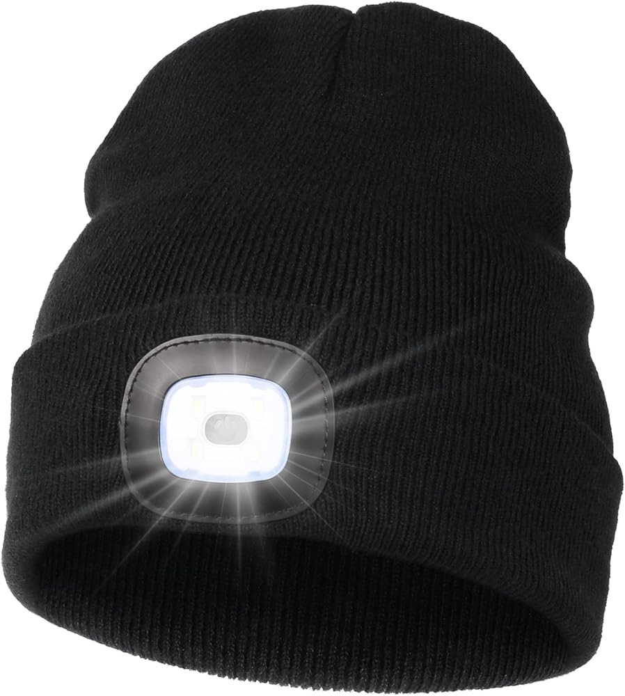 MELASA Unisex Hat LED Beanie | Amazon (US)