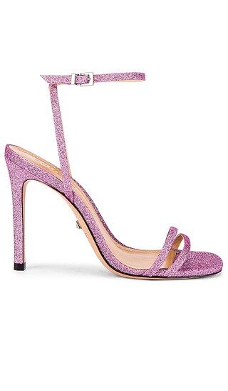Schutz Altina Heel in Light Pink Glitter from Revolve.com | Revolve Clothing (Global)
