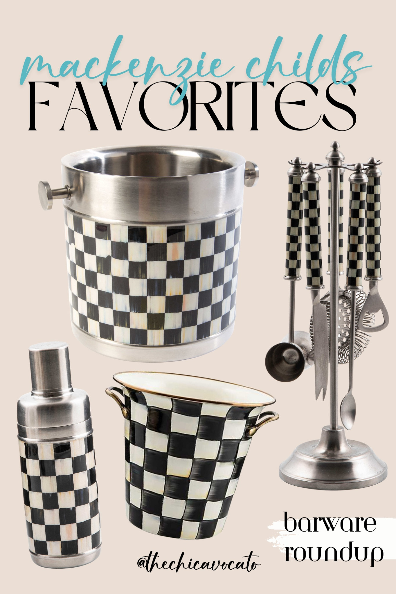 Mackenzie Childs Barware Favorites!! 

I have the cocktail shaker and love it! Now I just need the rest of the Barware for our bar cart! 

#LTKhome #LTKSeasonal #LTKstyletip