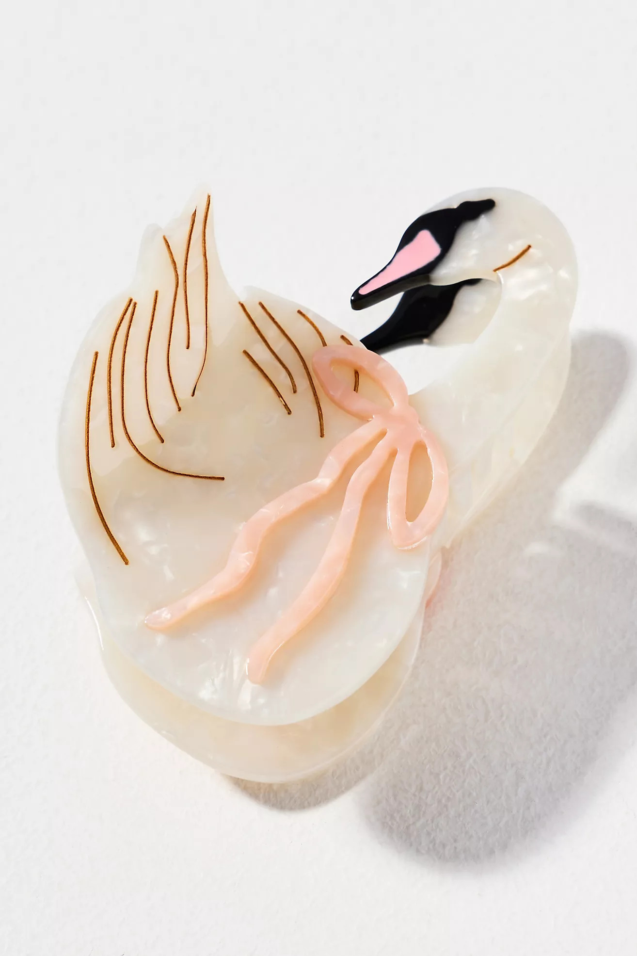 Solar Eclipse Swan Hair Claw Clip | Anthropologie (US)