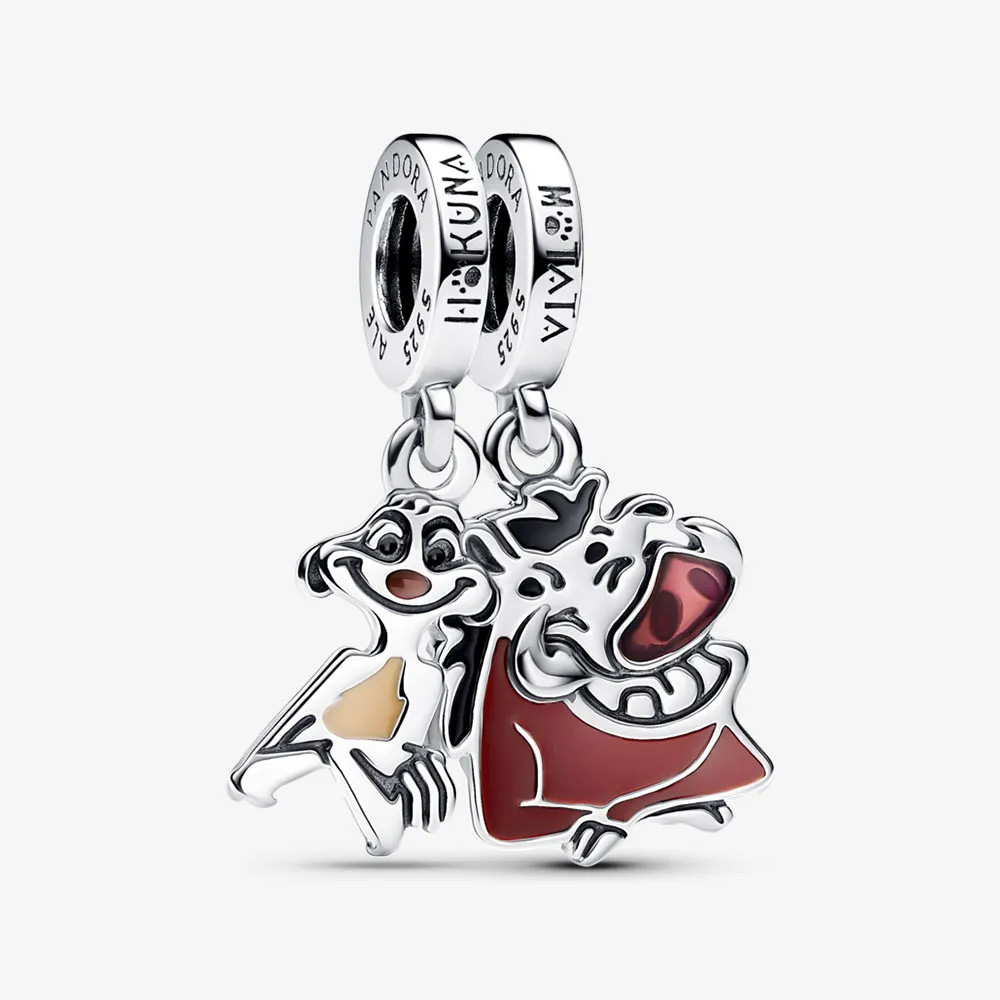 Charm Prata Disney Timão e Pumba de O Rei Leão - Pandora Joias | Charms, Braceletes, Anéis | S... | Pandora (BR)