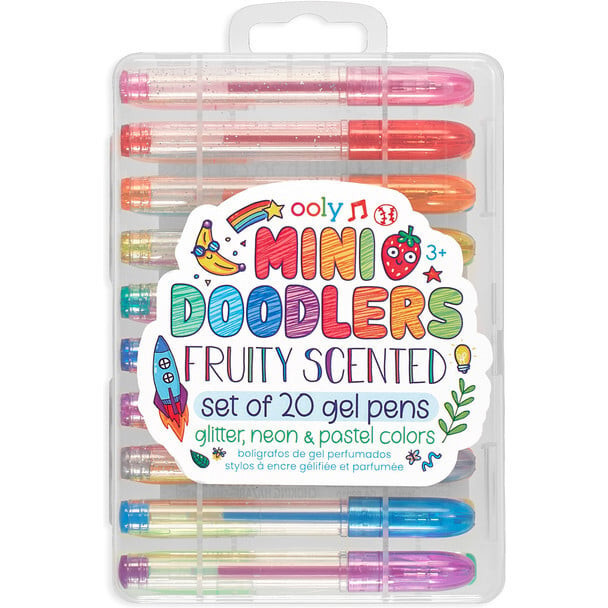 OOLY | Mini Doodlers Fruity Scented Gel Pens ()Set of 20) | Maisonette | Maisonette
