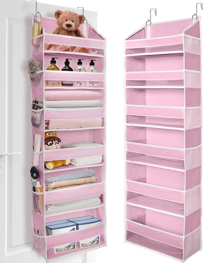 ULG Over The Door Organizer with 6 Large Pockets 12 Side Pockets, 50lbs Weight Capacity Door Hang... | Amazon (US)