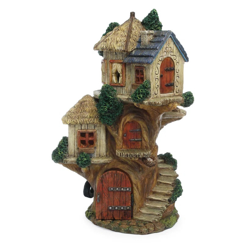 Millwood Pines Suffield Tree House Fairy Garden & Reviews | Wayfair | Wayfair North America