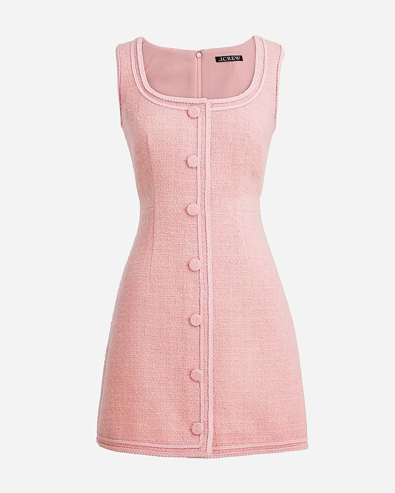 Sophia sleeveless dress in tweed | J. Crew US