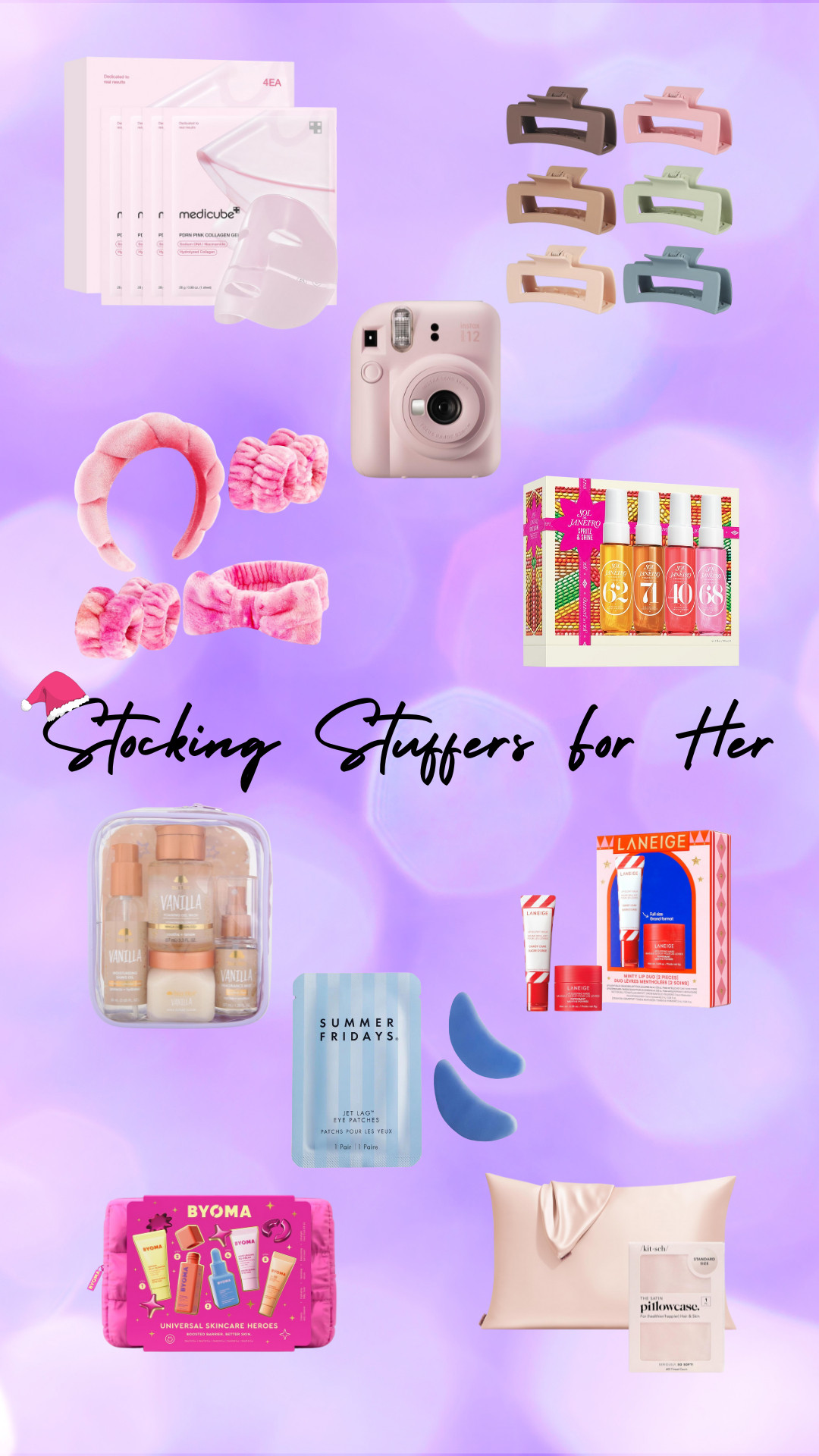 ✨ Stocking Stuffers for Her — Cute, Cozy & Guaranteed to Impress 🎀💖

If you want easy, cute, and can’t-go-wrong stocking stuffers for the girls — this is the list. Think skincare minis, claw clips, hair accessories, Sol de Janeiro sets, Laneige must-haves, Instax cameras, sleep masks, satin pillowcases, and all the cozy, pink, self-care essentials she’ll LOVE.

Perfect for besties, sisters, moms, girlfriends, coworkers, secret Santa, or literally any beauty lover. Affordable, adorable, and guaranteed to make her smile.

Holiday SEO: stocking stuffers for her, gift guide for women, Christmas gifts for her, beauty gift sets, skincare minis, cute stocking stuffers, gifts under $25, Amazon holiday gifts, self-care essentials.

✨ Tap to shop — the cutest stocking stuffers for every girl on your list

#LTKHoliday #LTKGiftGuide #LTKselfcare