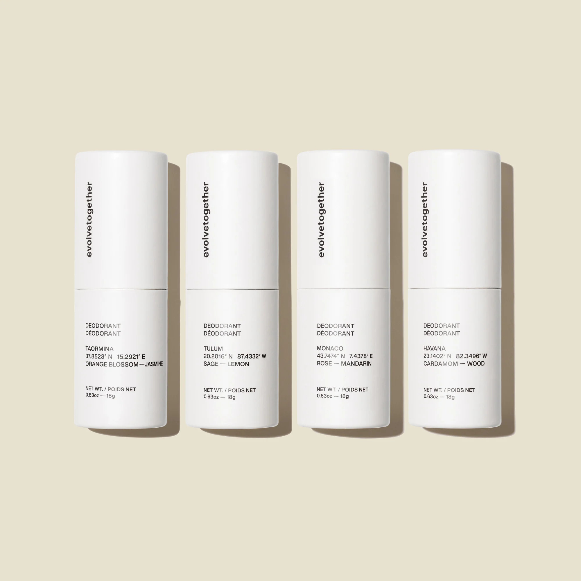 deodorant discovery set | evolvetogether