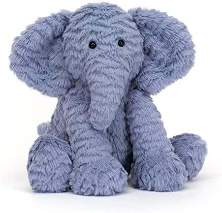 Jellycat Fuddlewuddle Elephant Stuffed Animal, Medium 9 inches - Elephant Plush Toy - Classic Chi... | Amazon (US)