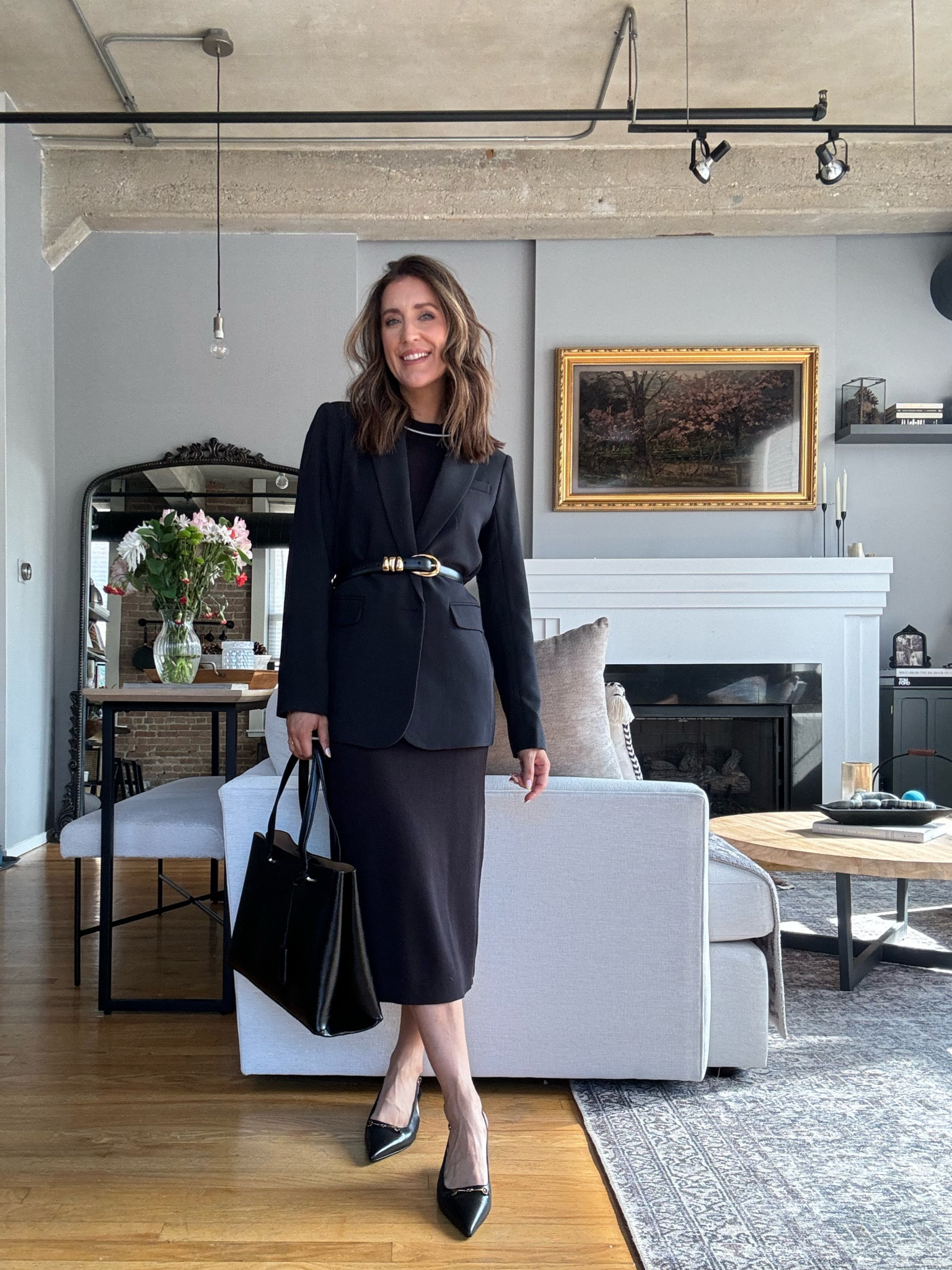 Love this all black workwear look! You’d never guess the dress is from Walmart! I sized up in the blazer but everything fits TTS 

#LTKFallSale #LTKWorkwear #LTKSeasonal