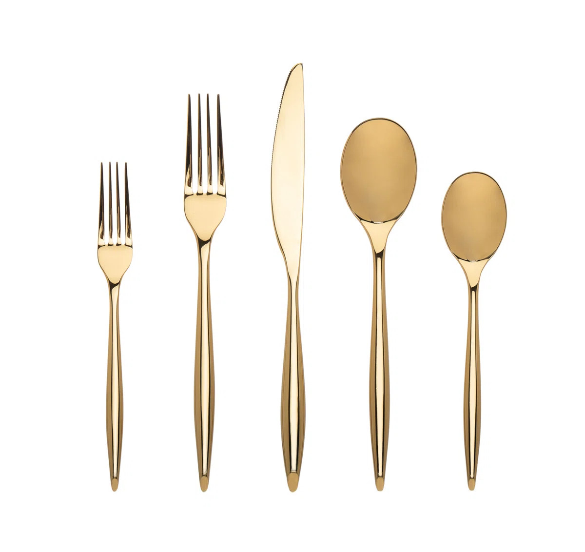 Milano 20 Piece 18/10 Stainless Steel Flatware Set, Service for 4 | Wayfair North America
