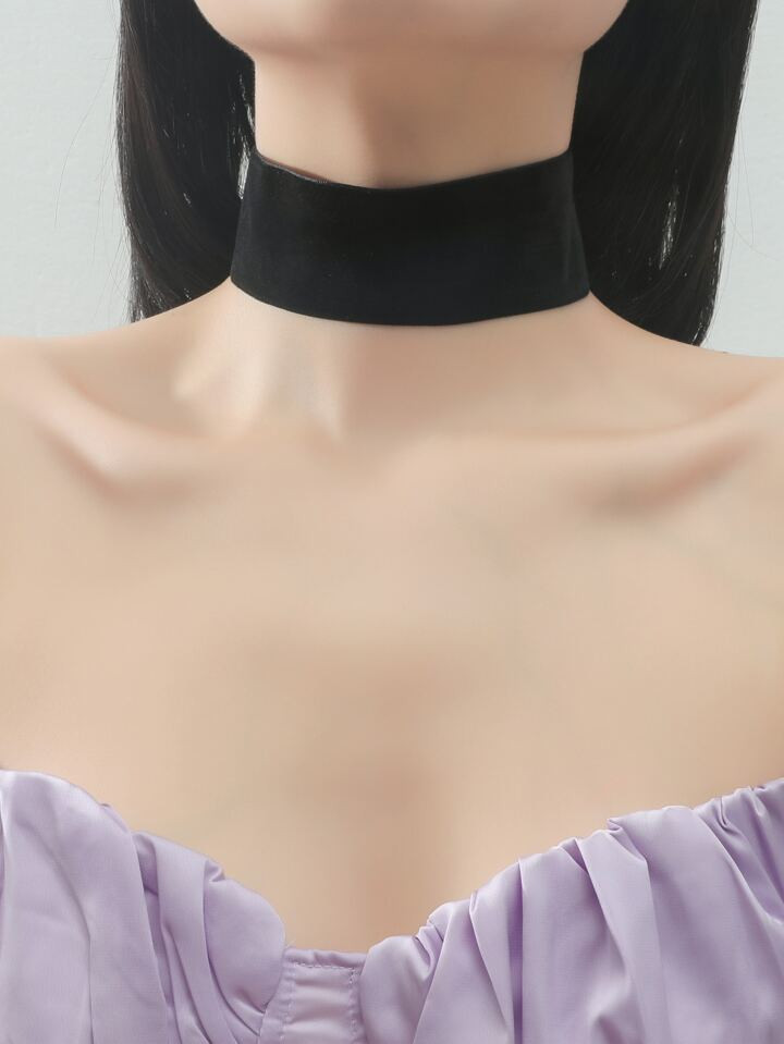 Wide Black Choker | SHEIN | SHEIN