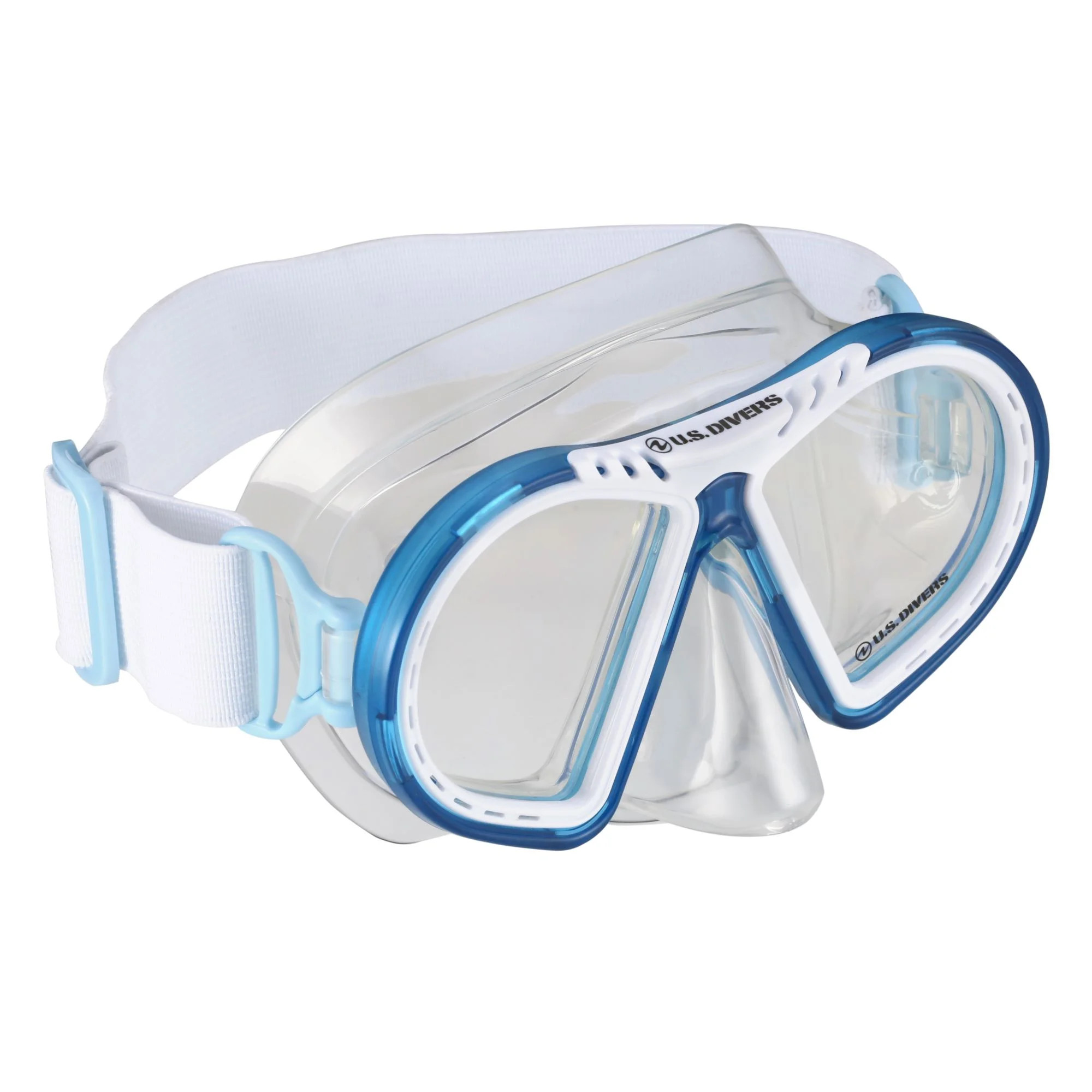 U.S. Divers Toucan Jr Snorkeling Mask, Blue/White, Tempered Glass Lens, for Kids | Walmart (US)