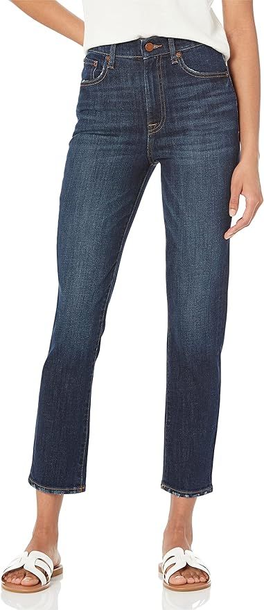 The Drop Women's Standard Manchester High Rise Straight Fit Jean | Amazon (US)