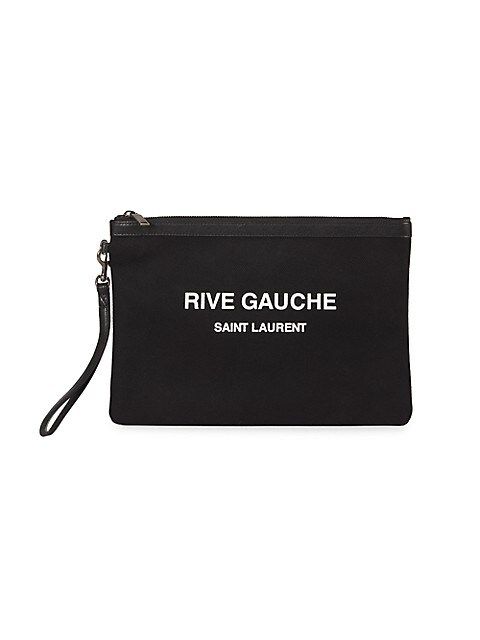 Rive Gauche Zipper Pouch | Saks Fifth Avenue