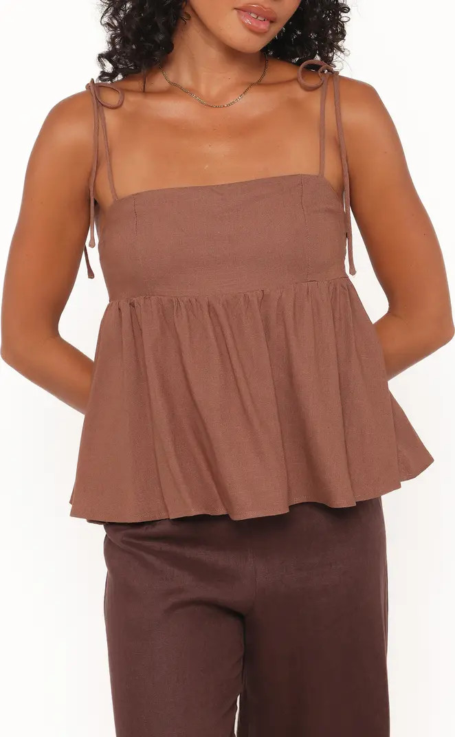 Zephyra Tie Strap Babydoll Camisole | Nordstrom