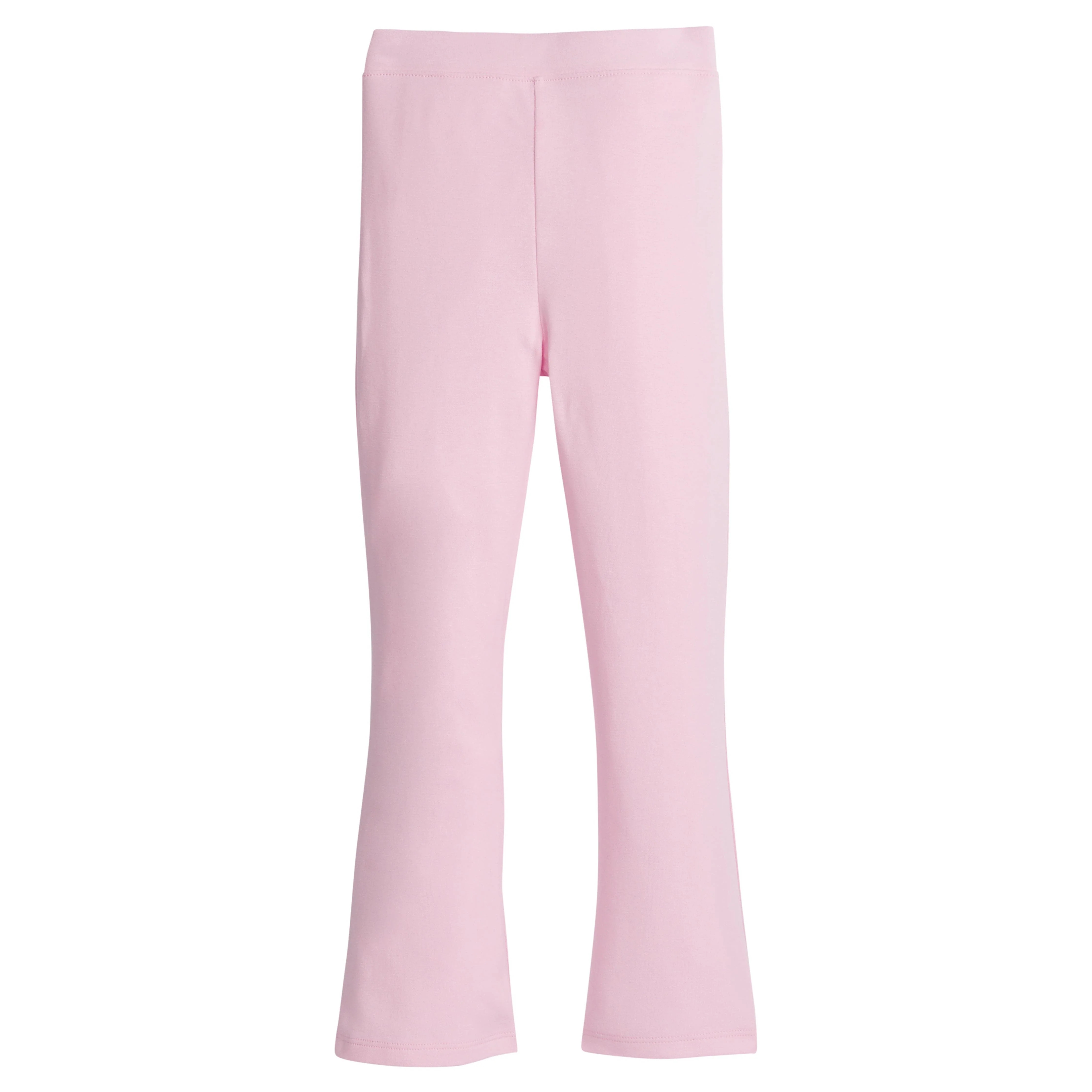 Light Pink Kick Flare Leggings for Girls | Little English