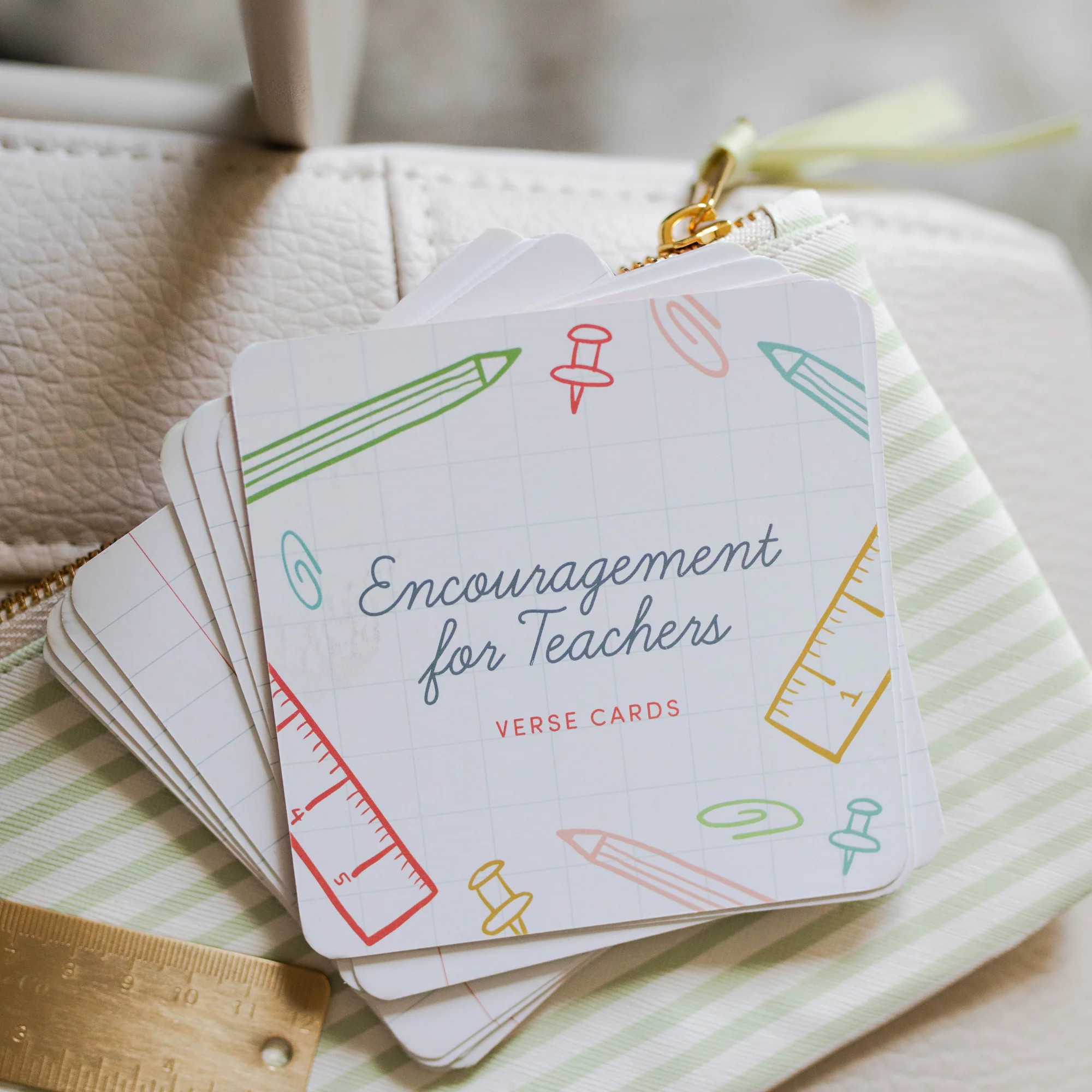 Encouragement for Teachers Verse Cards | The Daily Grace Co.
