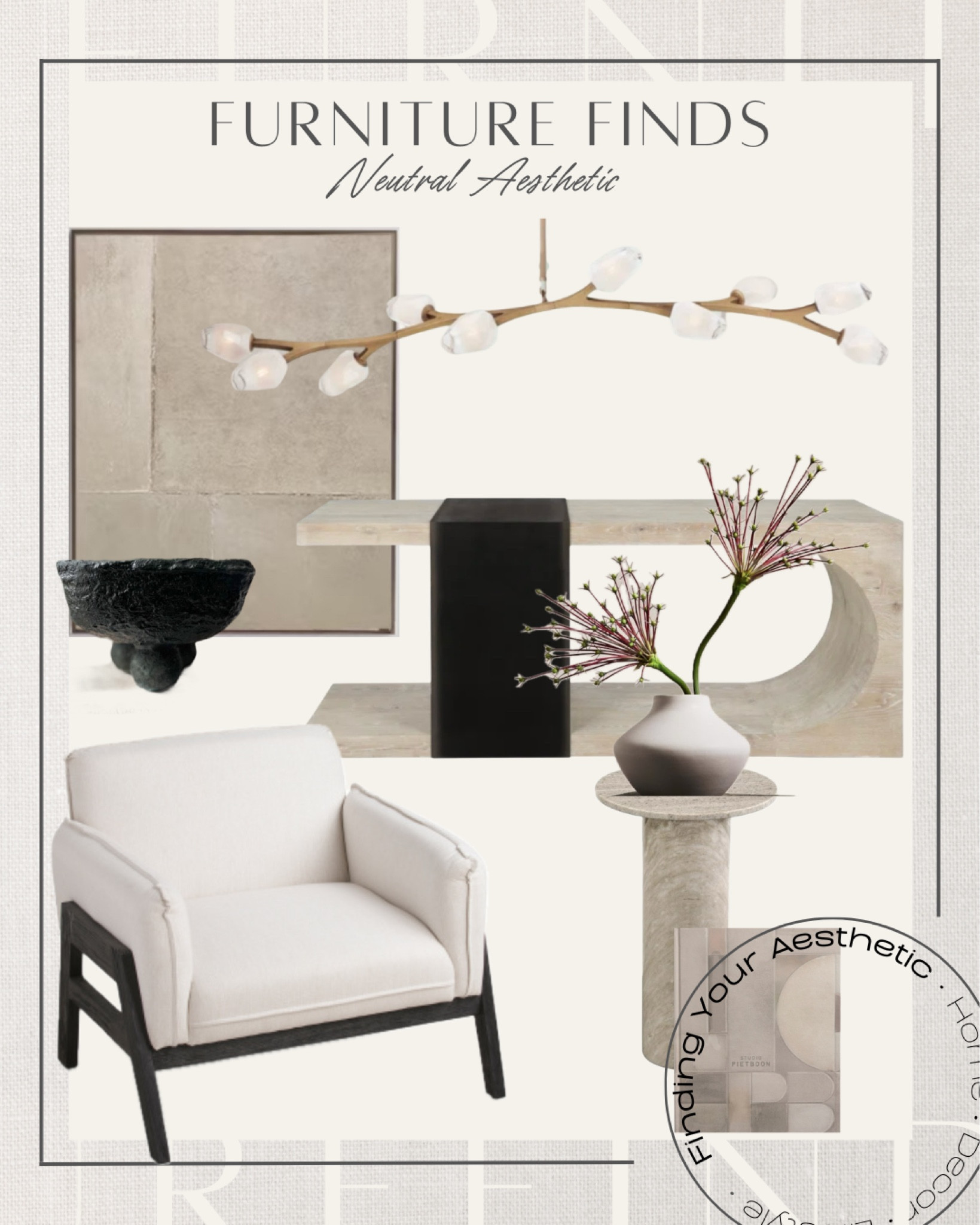 Neutral Organic Modern furniture and decor finds 

Accent chair modern // upholstered armchair // designer look for less home finds // marble end table // decorative coffee table books // modern console table // wood console table modern // rustic modern home inspo // modern chandelier // designer inspired lighting // rustic black bowl // wabi sabi art // Amazon home decor

#LTKhome #LTKsalealert