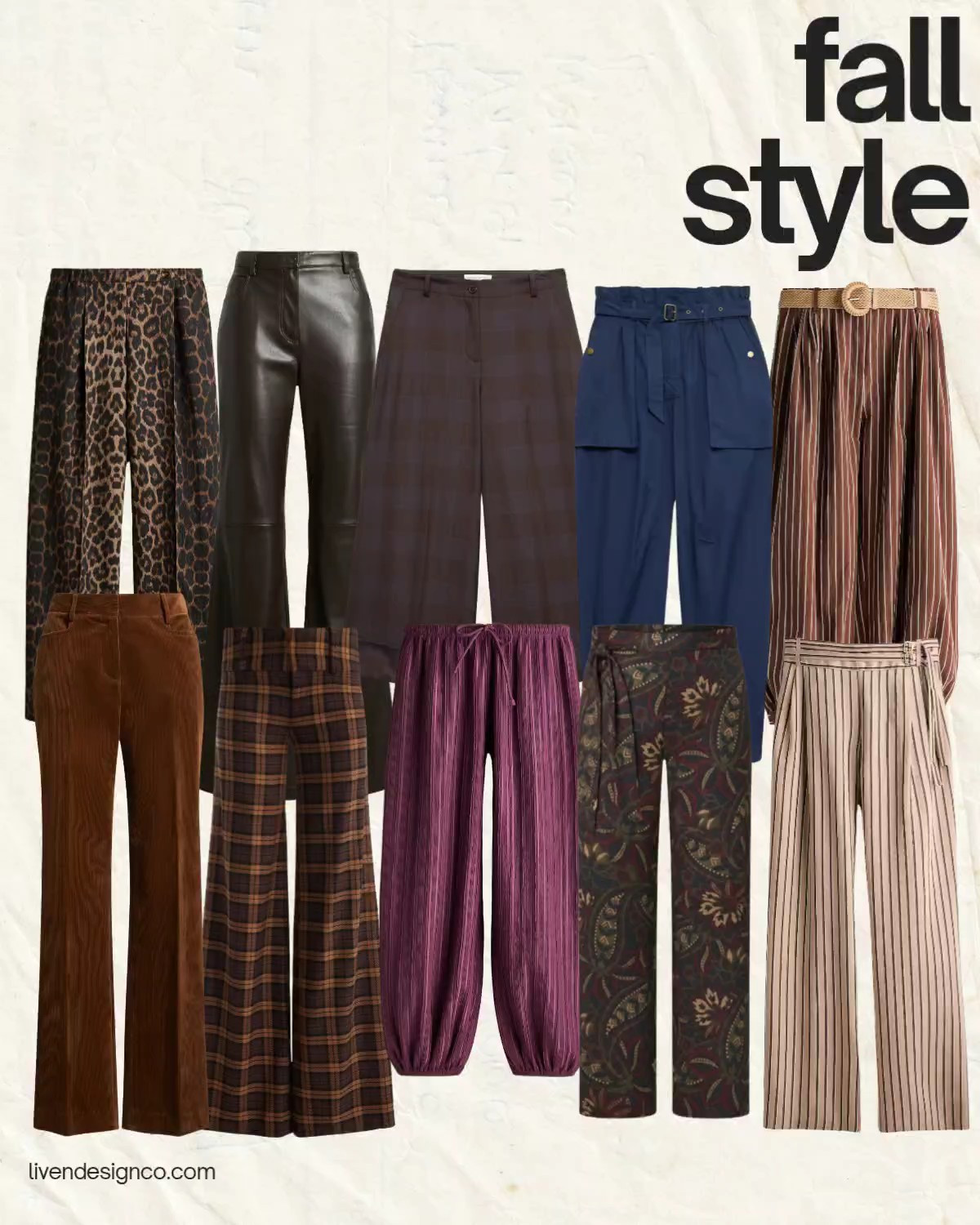 Fall statement pants. Fall fashion. Satin pants. Silky pants. Fuchsia pants. Plaid pants. Animal print pants. Wide leg pants. Barrel pants. Leather pants. Corduroy. Balloon leg pants 

 #LTKSeasonal #LTKSaleAlert