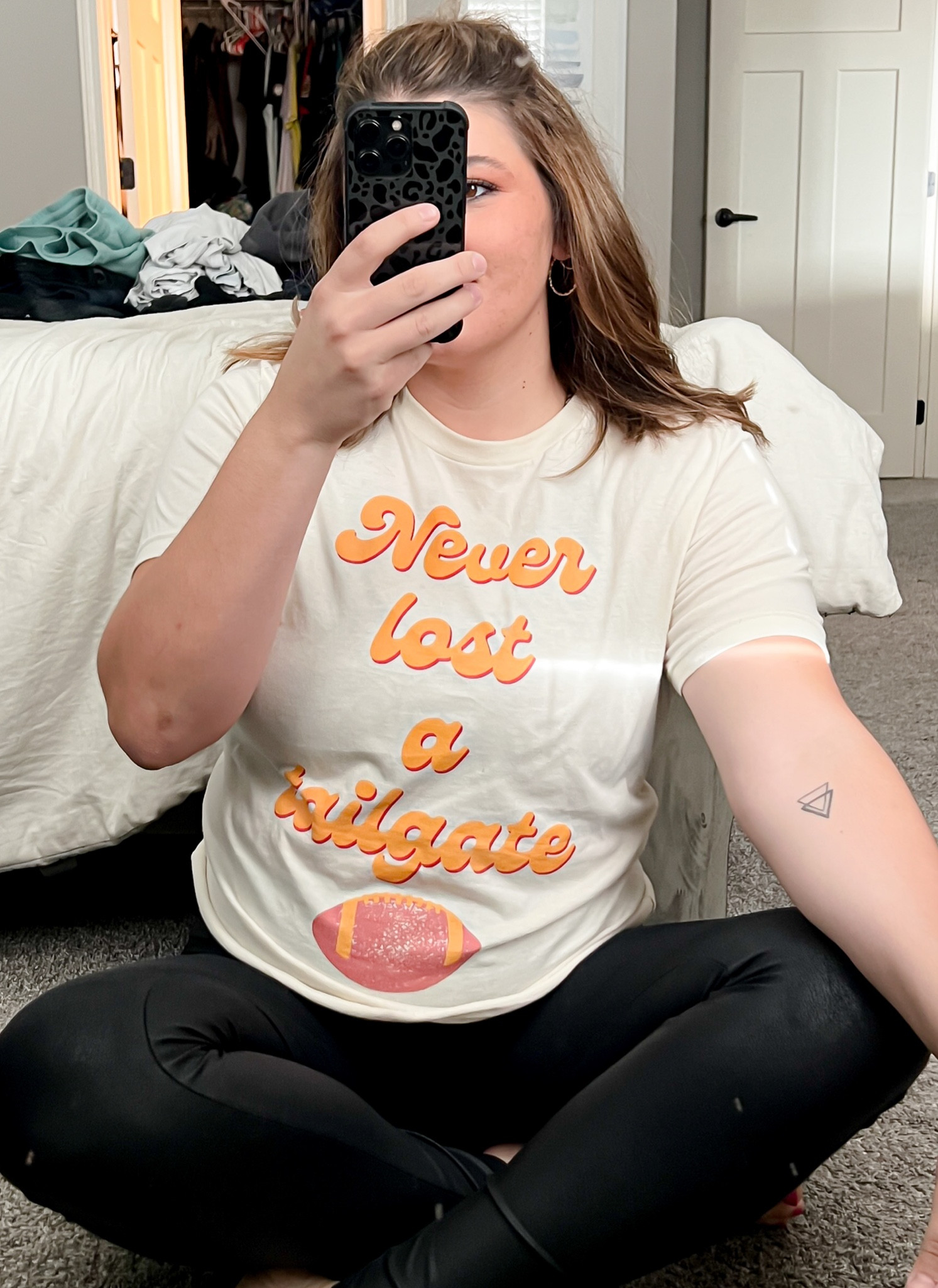 CustomCollege team tee
Tailgate tee
College football team tee from Etsy
Vintage football shirt
Size large 
Currently 20% off

#LTKcurves #LTKSeasonal #LTKsalealert