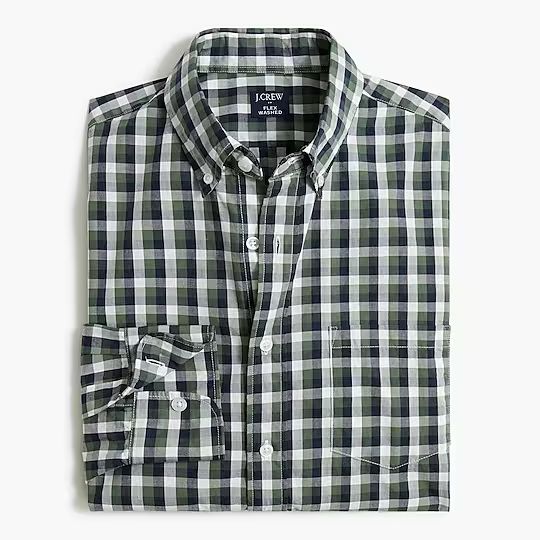 Slim Gingham flex casual shirt | J.Crew Factory