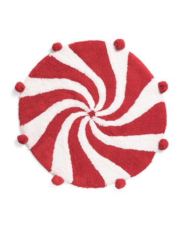 Round Peppermint Rug | TJ Maxx