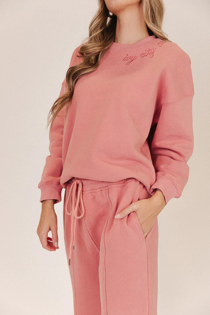 Ivy City Sweatshirt in Pink | Ivy City Co