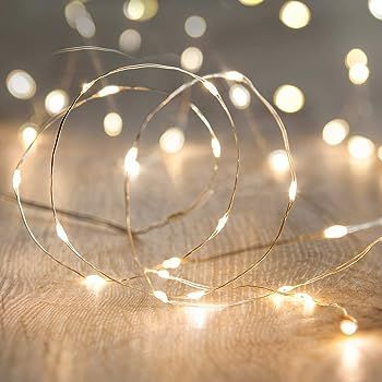 Sanniu Led String Lights, Mini Battery Powered Copper Wire Starry Fairy Lights, Battery Operated ... | Amazon (US)