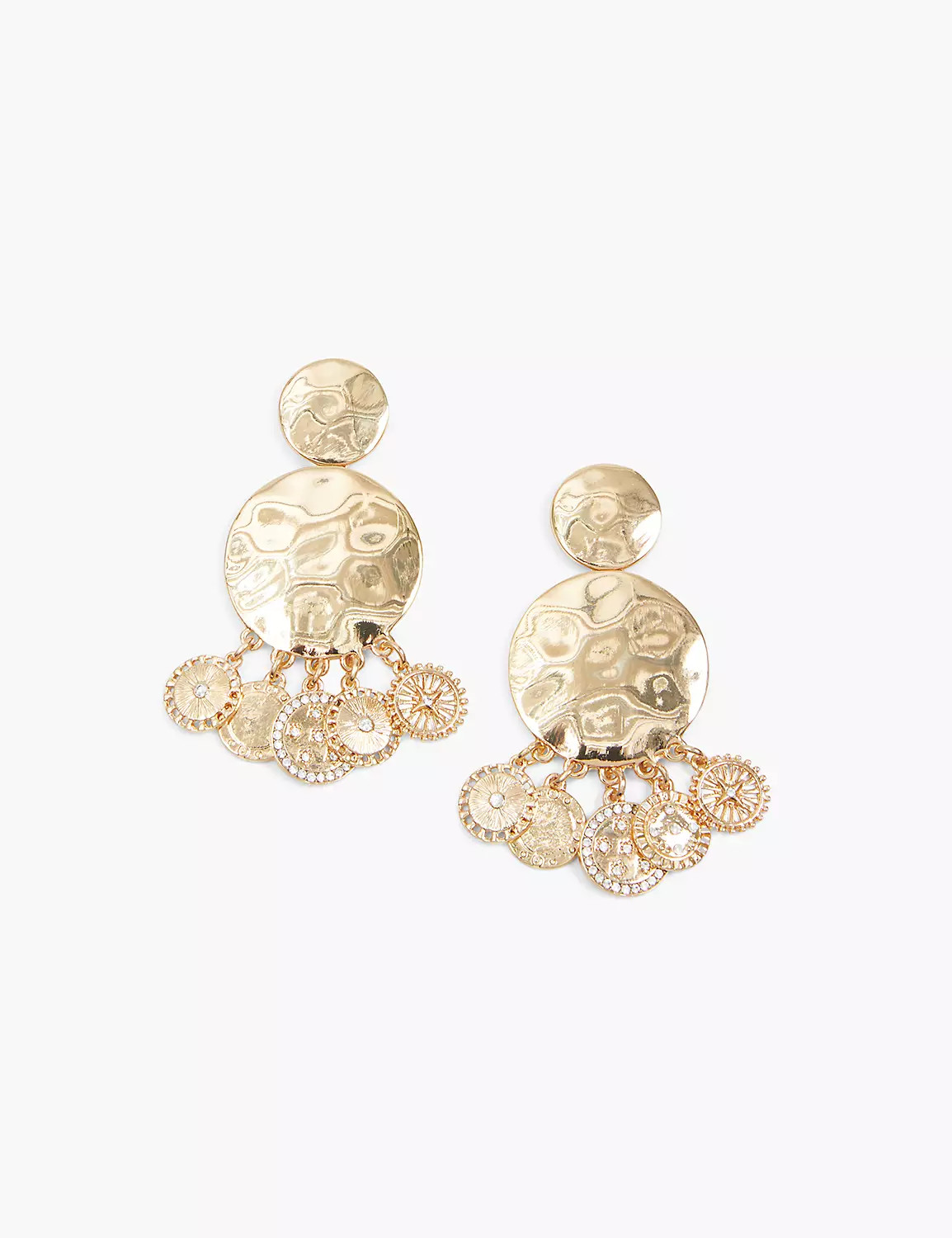 Celestial Coin Drop Earrings | LaneBryant | Lane Bryant (US)