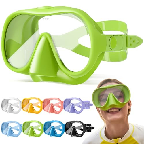 NARUTOO Snorkel Set Adults, Fashionable Macaron Colors Frameless Snorkeling Mask, Ultra Wide View... | Amazon (US)