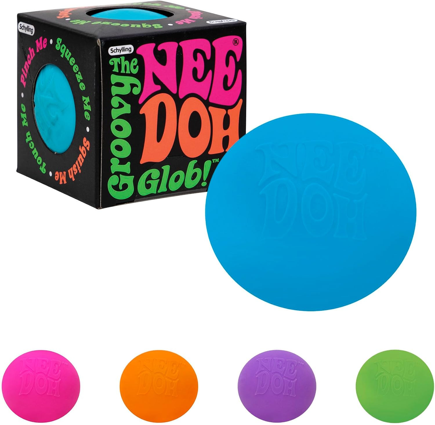 Schylling NeeDoh Original - Sensory Fidget Toy - Assorted Colors - Ages 3 to Adult , 1 Count ( Pa... | Amazon (US)