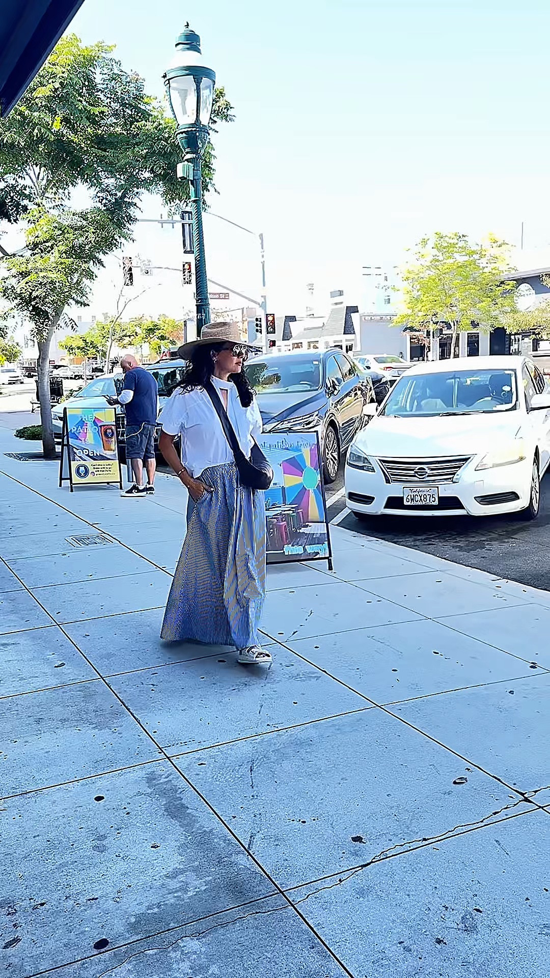 What I’m wearing today 🤍

A crisp white shirt, a classic midi skirt, Chanel sandals, my ALLSANTAELLA sling bag, Loewe sunnies, and a Lack of Color hat—timeless pieces that always work together.

An effortless summer outfit you’ll wear on repeat. Everything is linked in my LTK.

#WhatImWearing #OOTD #SummerStyle #CapsuleWardrobe #TimelessStyle #ClassicStyle #MinimalStyle #LuxuryStyle #ALLSANTAELLA #ChanelSandals #Loewe #LackOfColor #LTKStyle #EverydayStyle

#LTKootd #LTKOver40 #LTKSeasonal