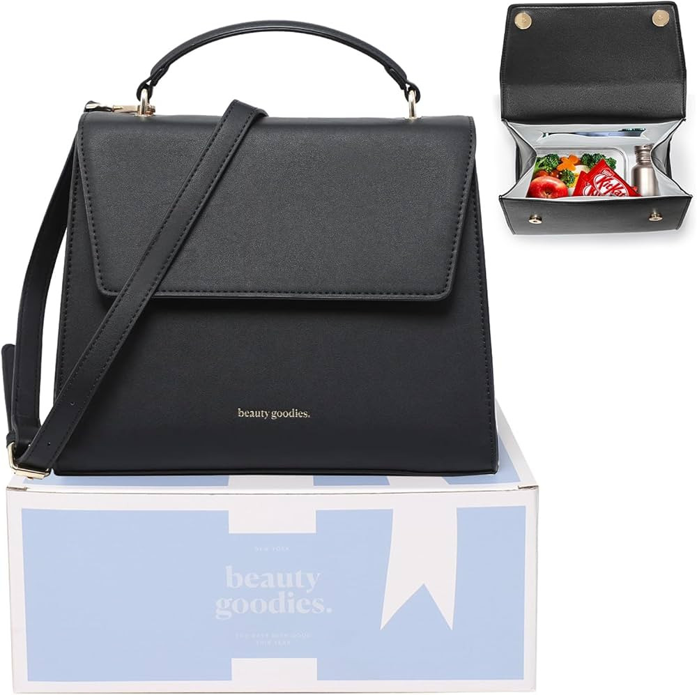 BEAUTYGOODIES Insulated Lunch Bag Women, Cute Lunch bags for Work, Adult Lunch Tote Lunchbag, Lun... | Amazon (US)