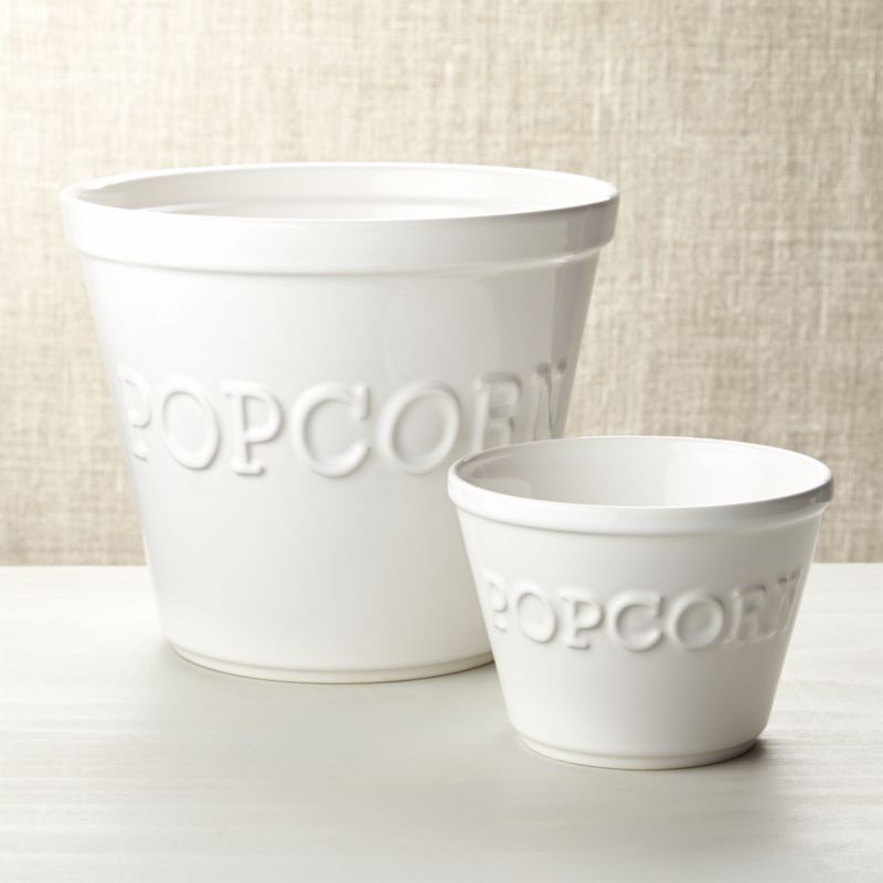 Popcorn Bowls | Crate & Barrel | Crate & Barrel