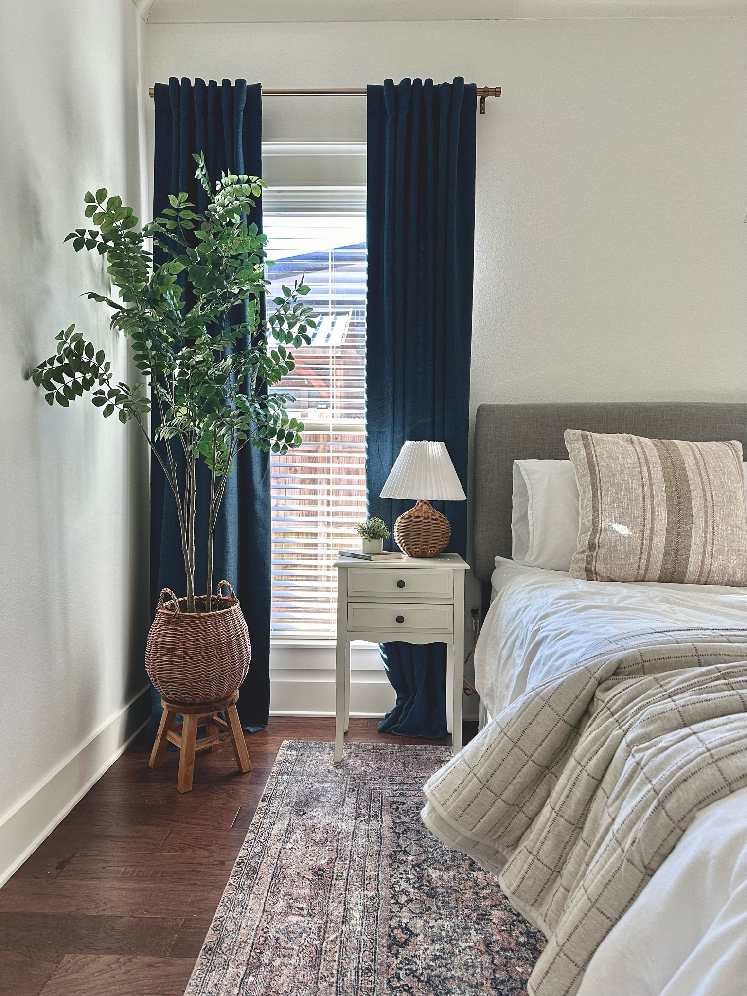 This faux tree makes such a big impact in our room! And can we have a moment for this lamp? How cute! Loving my latest home Target finds! 

#LTKSeasonal #LTKfindsunder100 #LTKhome